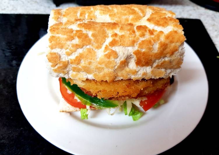 Recipe of Ultimate My Cordon Bleu Sandwich 😁
