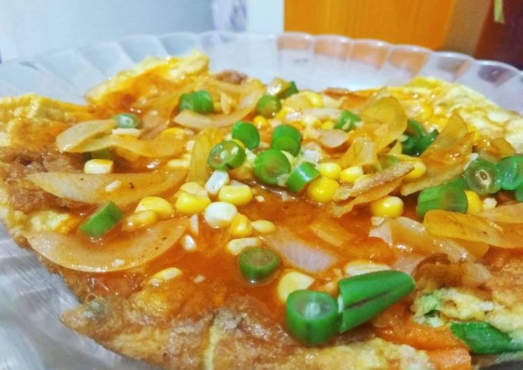 Resep Fuyunghai / telur dadar sayur yang Wajib Dicoba