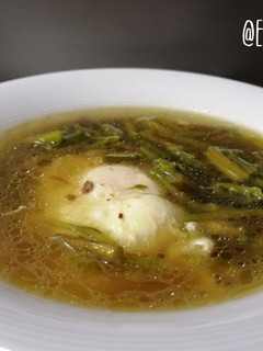 Una foto de Sopa de espárragos