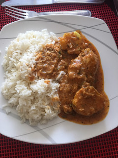 Una foto de Pollo al maní