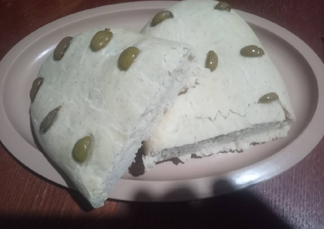 Ciabatta artesanal con aceitunas