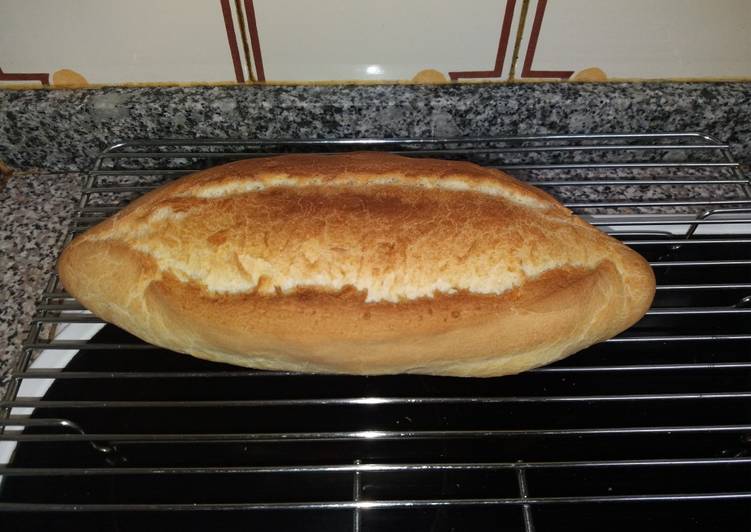 Pan casero fácil / sin reposo