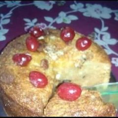 Butter scotch cake A picture of Butter scotch cake.
