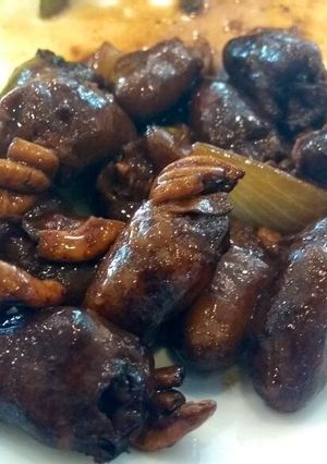 Foto de Coraçãozinho de frango ao molho de shoyo e limão