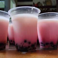 Une photo de Es Teh Boba Rasa Stroberi Thailand