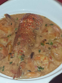 Una foto de Cazuela de Mariscos con coco