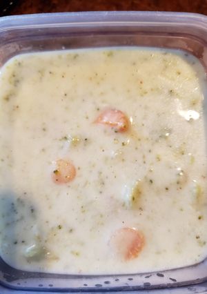 A picture of Creamy Broccoli Potato Soup.