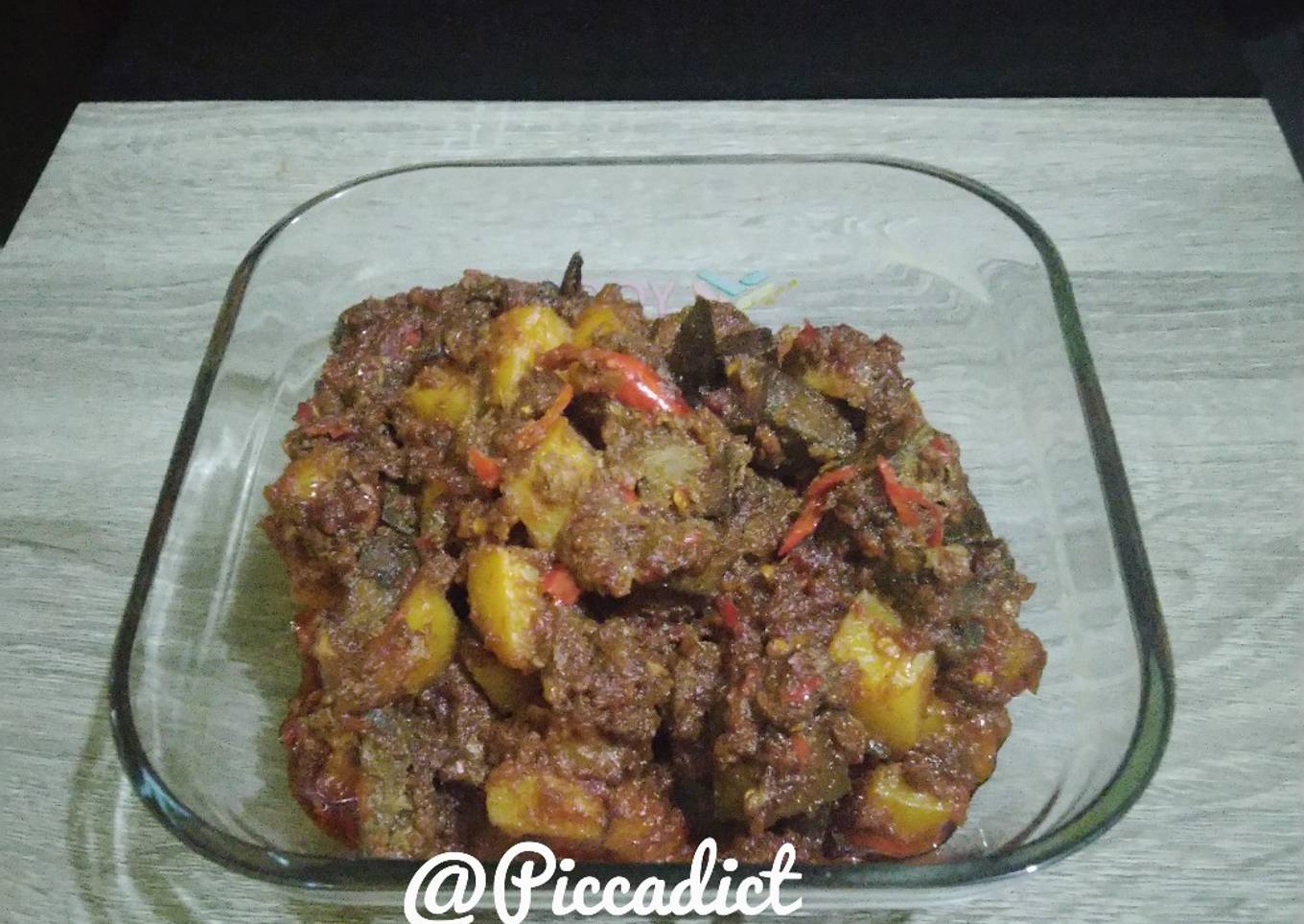 Kentang Sambal Goreng Ati Sapi