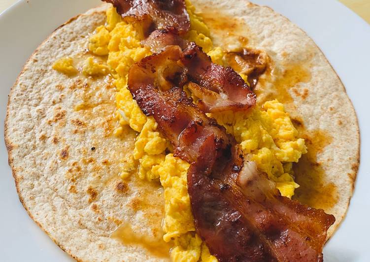 Steps to Prepare Quick Breakfast wrap