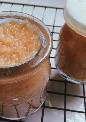 Hình của món Sốt táo quế_BLW.