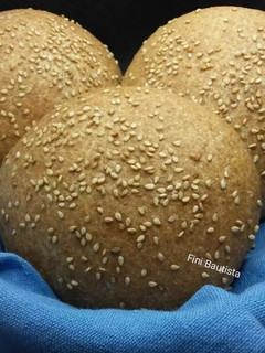Una foto de Pan de hamburguesa de espelta integral 100%
