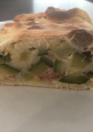 Una foto de Tarta de Zucchini y Jamón crudo