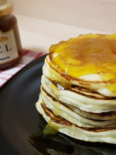 Una foto de Tortitas de yogurt