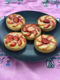 Crostatine di Pasta Frolla con Crema Pasticcera e Fragole 😋
