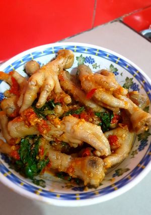 Foto resep Rica ceker kemangi