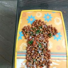 A picture of Sprouted Kala chana.