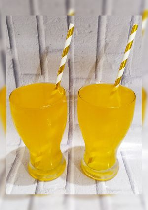 A picture of Rum And Orange Juice / orange flavour drink.