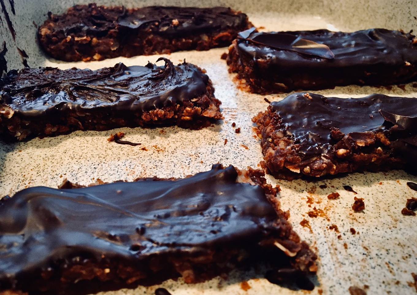 Barritas energéticas sin horno, sin harina