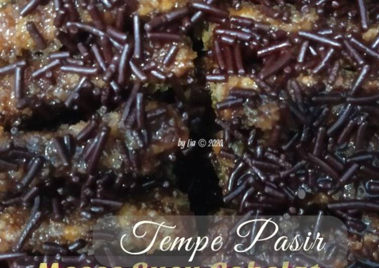 Tempe Pasir Meses Susu Cokelat