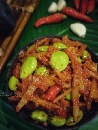 Recipe Sambal Terasi Kulit Singkong Pete the  Makes Drooling Appealing