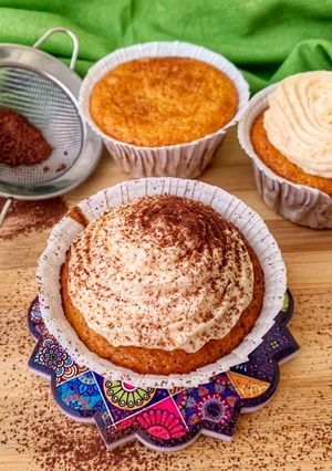 Foto di Cupcake di farro alla zucca (senza lattosio)