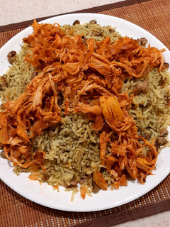 عکسی از دستور چشم بلبلی پلو با مرغ