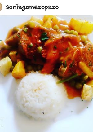 Una foto de Lengua a la jardinera