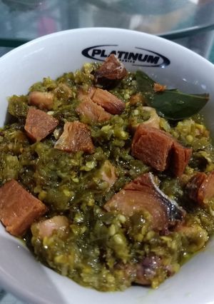 Foto resep Sambal ikan asin cabe ijo