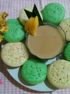 Foto resep Serabi kuah kinca