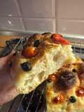 Focaccia con mega bolle (Farina Nuvola Caputo)