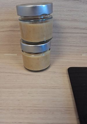 Une photo de Compote pomme marron vanille