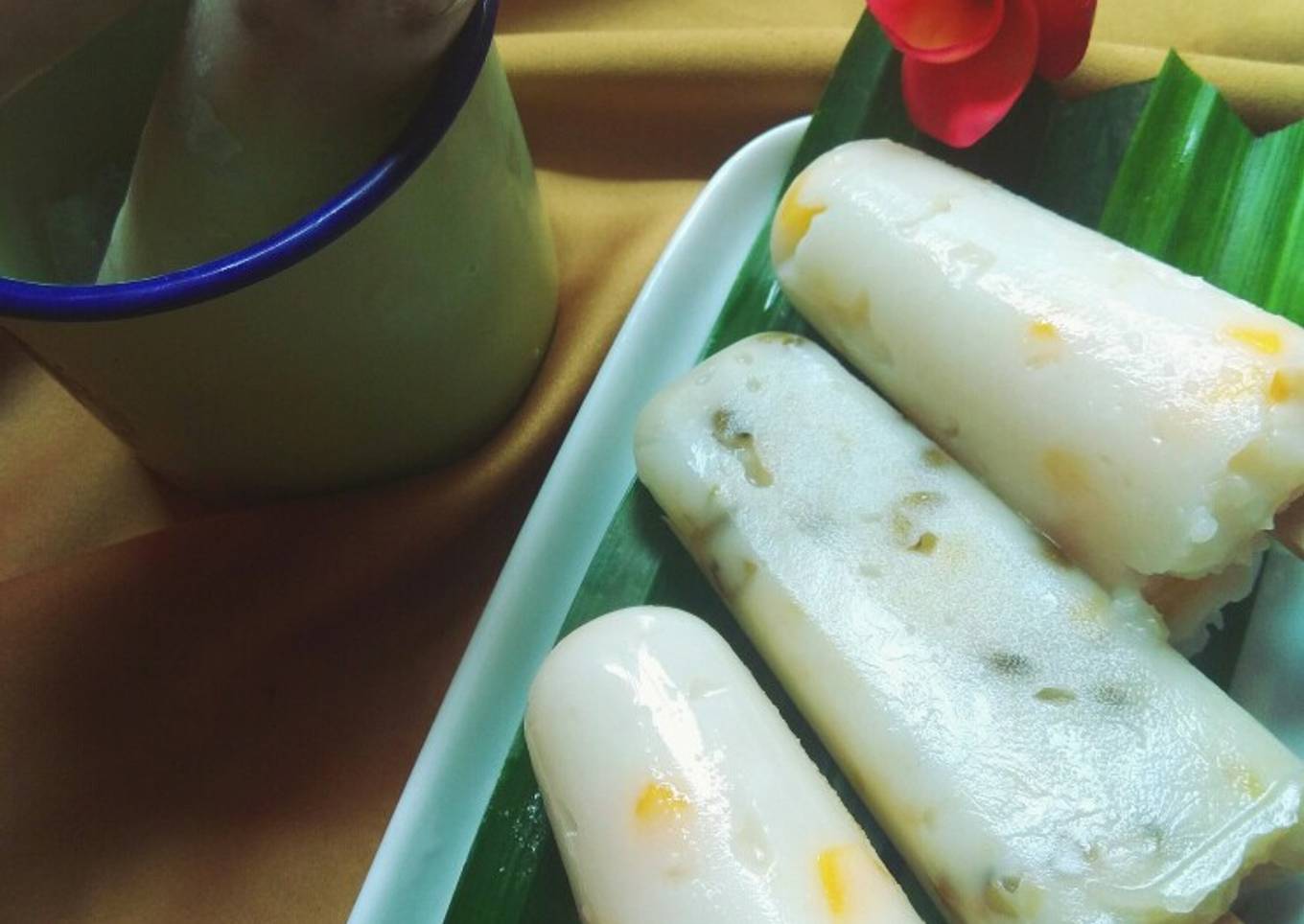 Es Potong Nangka dan Kacang Ijo