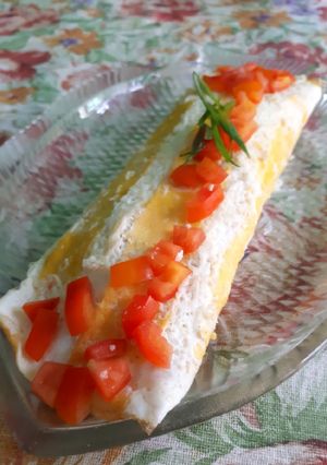 Foto resep Omurice Zebra