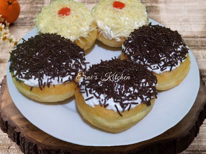 Resep: Donat Tanpa Kentang (Lembut, Empuk &amp;amp; Menul) Rumahan