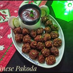 A picture of Chinese Pakoda (Indian & Chinese Fusion Pakoda).