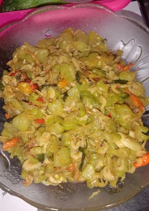 Foto resep Tumis pare rebon pedes