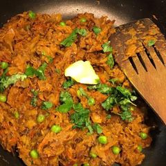 Cabbage Matar A picture of Cabbage Matar.