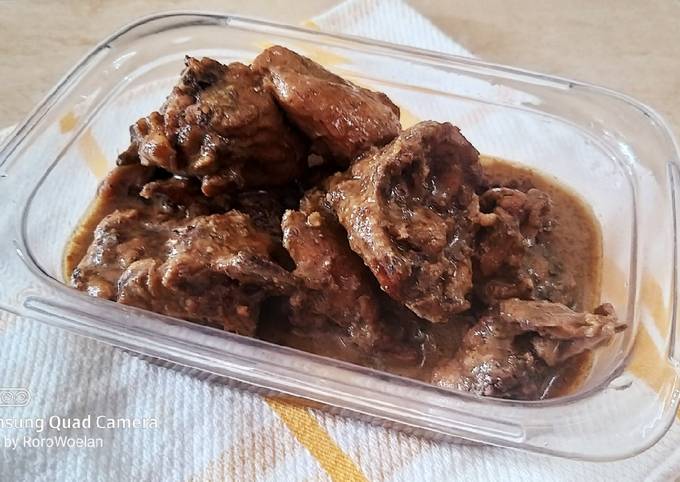 Tulangan Ayam masak kecap