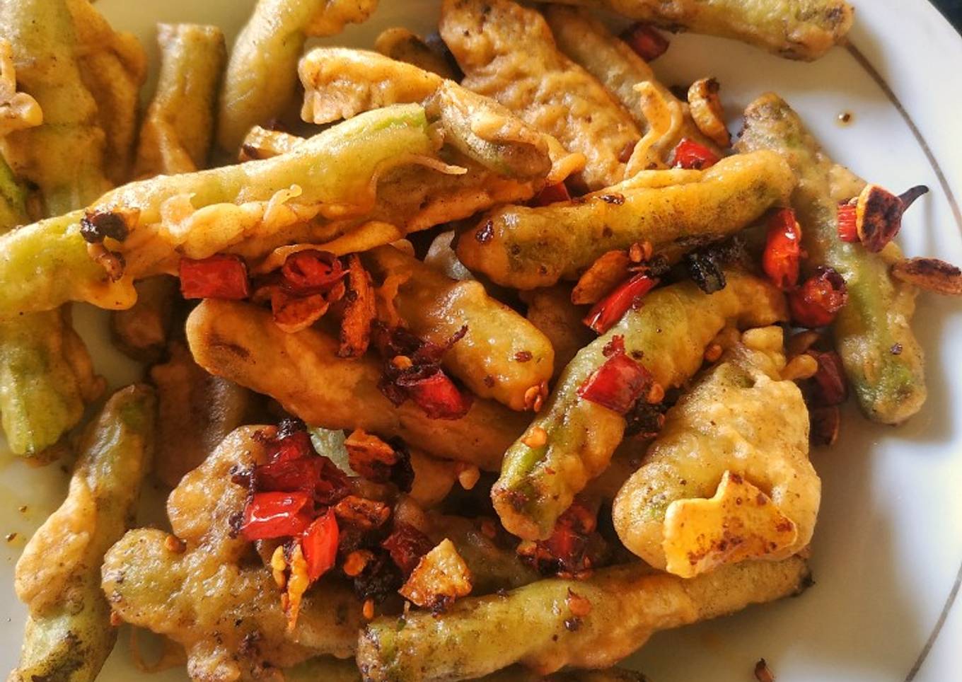 Buncis cabai garam