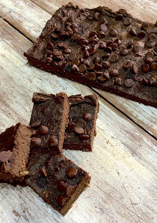 Una foto de Brownie de chocolate