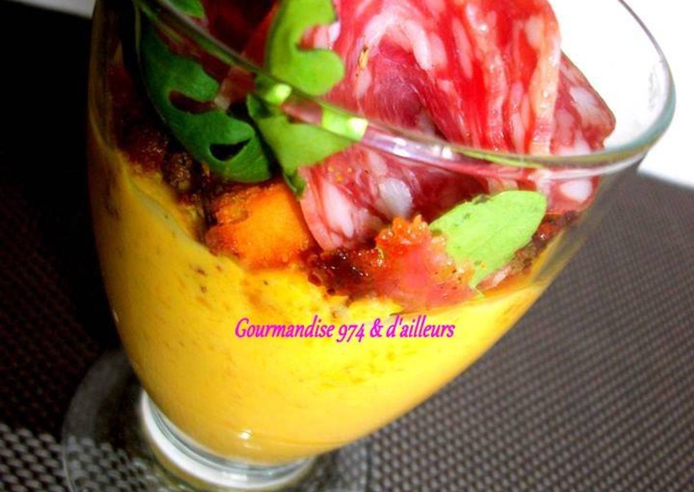 Verrine de Velouté de Butternut Squash