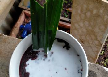 Cara Memasak Cepat Bubur Ketan Hitam Simple 5-30-7 Yummy Mantul