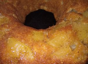 Una foto de Torta de manzanas con harina integral