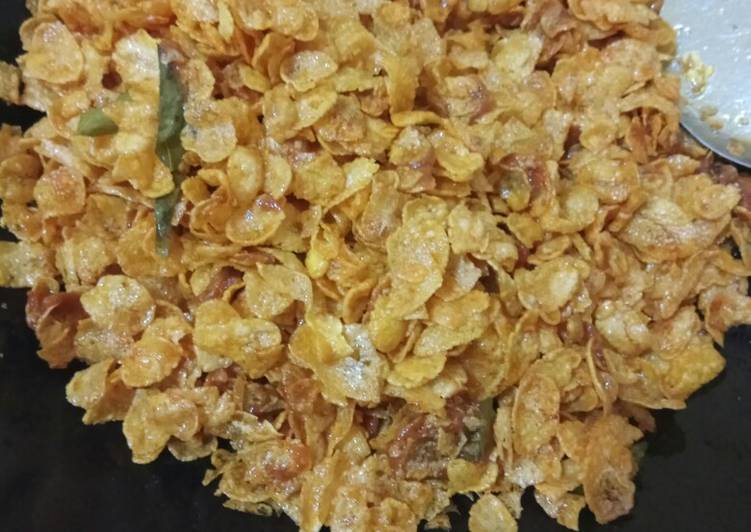 Resep Salted egg cornflakes, Lezat
