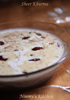 A picture of Sheer Khurma.