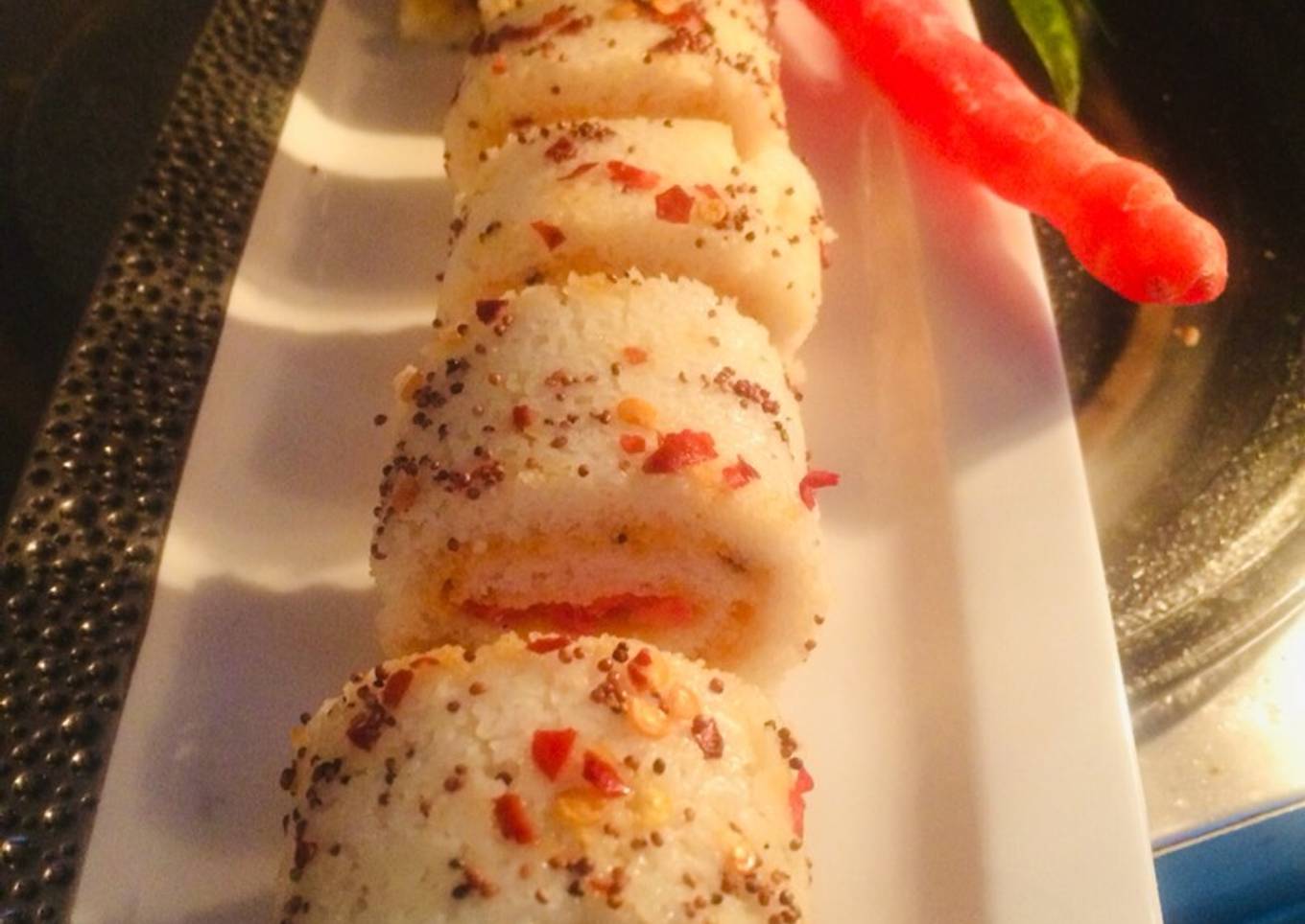 Carrot sushi roll