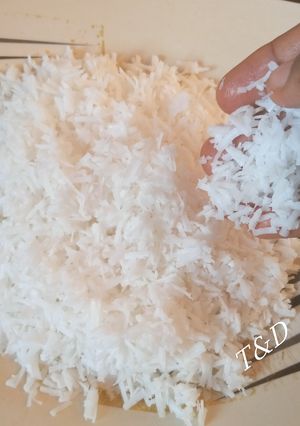 A picture of Grated Dessicated coconut.