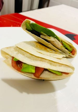 Una foto de Fajitas vegetarianas 🥕 🍅
