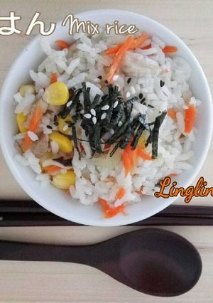 Foto resep Nasi Campur ala Jepang