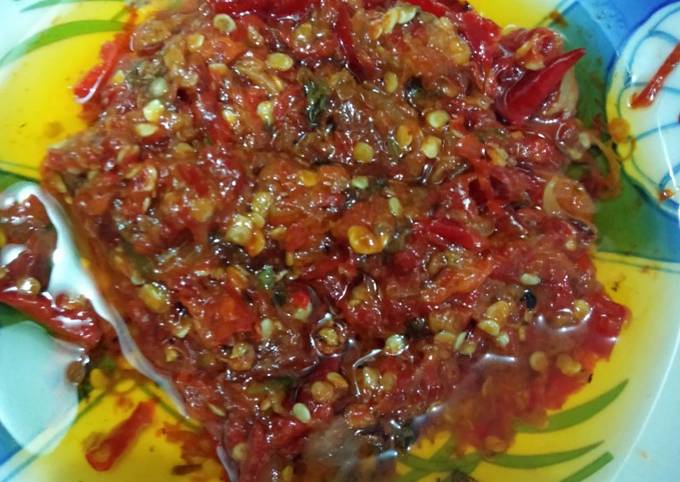 Sambal goreng ayam penyet